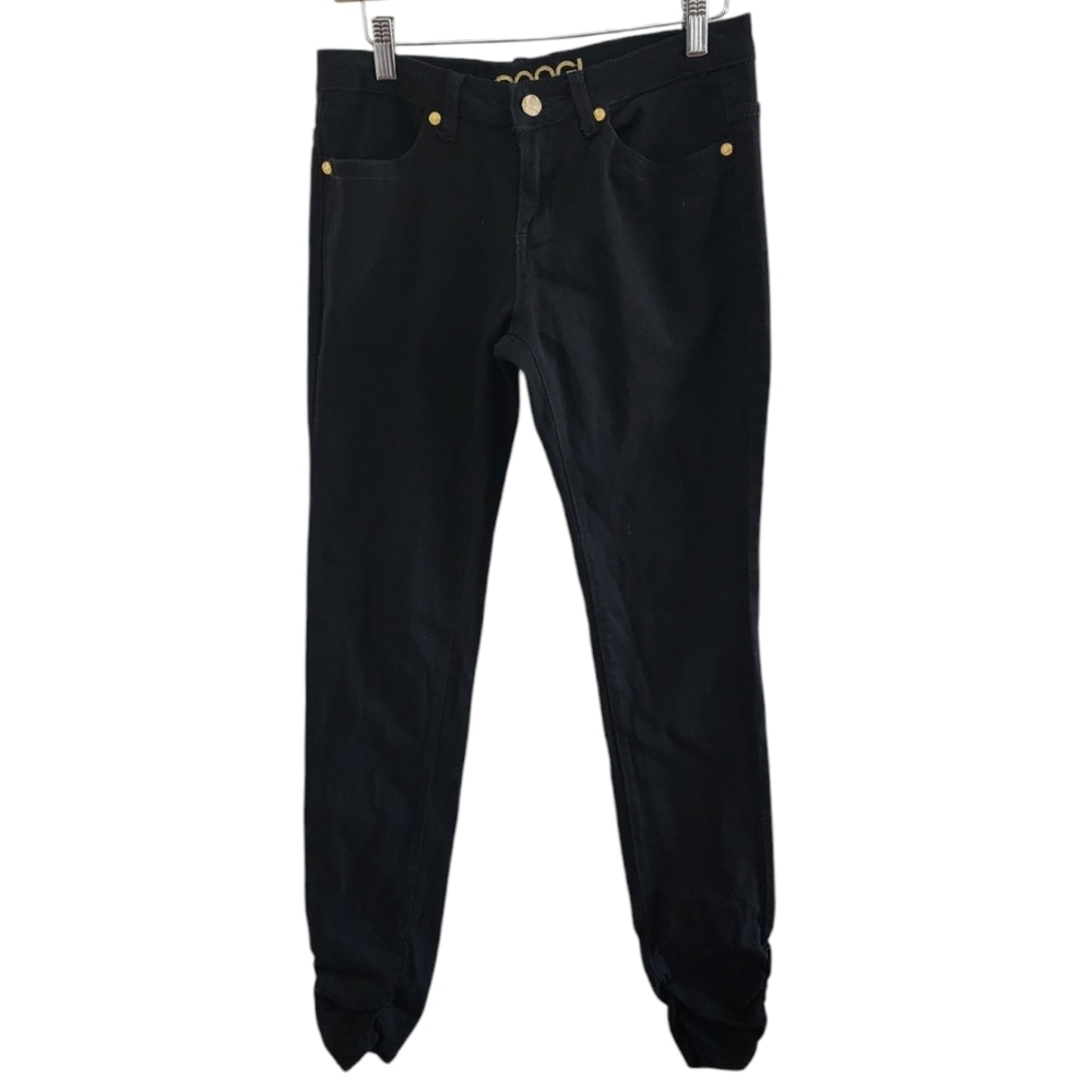 Coogi Embroidered Pockets Cinched Hem Jeans - Women's